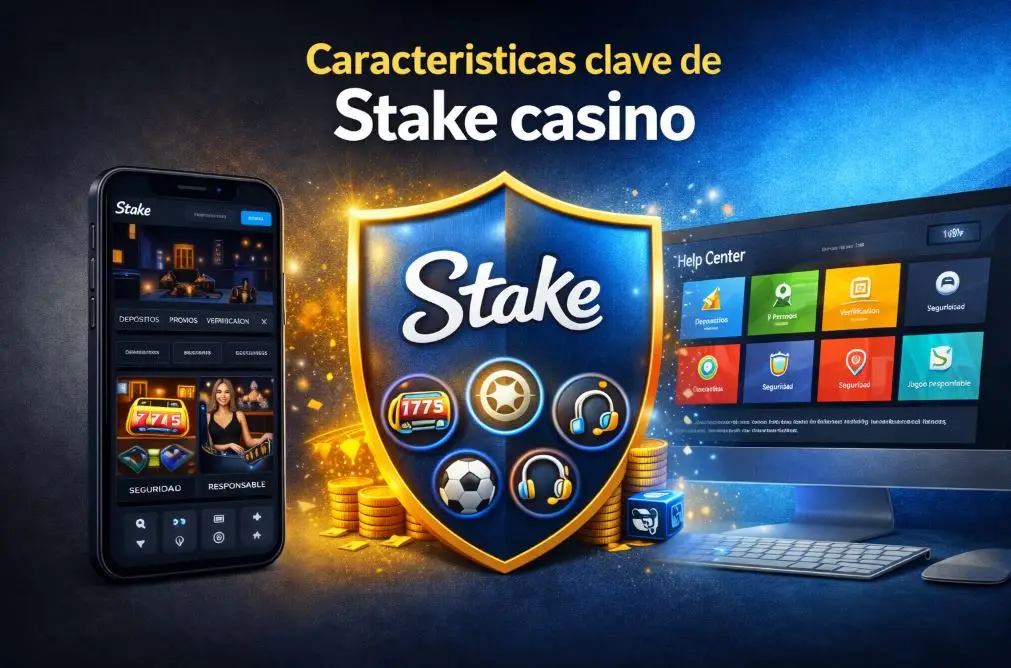 Características clave de Stake casino