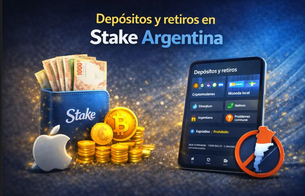 Depósitos y retiros en Stake Argentina